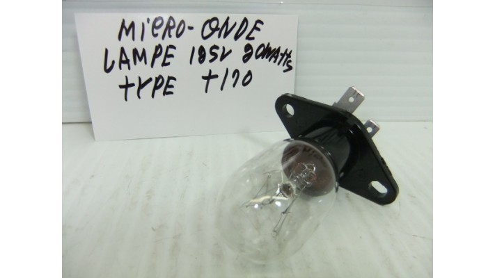 Micro-onde lampe 25 watts type T170 pour micro-onde